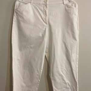 Counterparts White capris pants